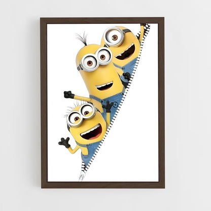 ap-minions-4 cadre Bois foncé