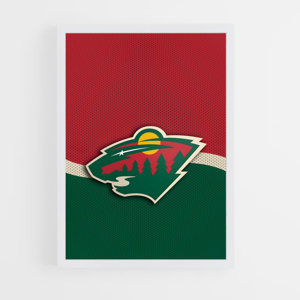 ap-minnesota wild-5 cadre Blanc