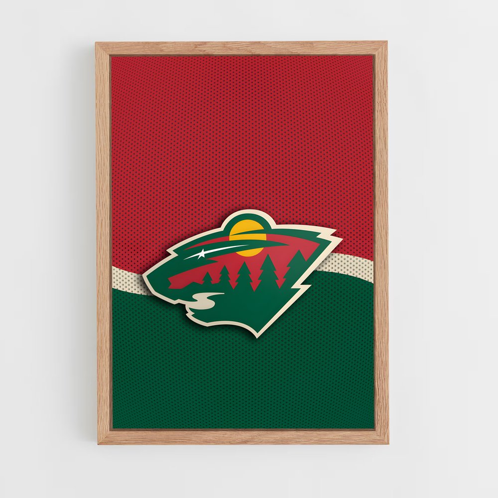 ap-minnesota wild-5 cadre Bois clair