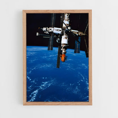ap-mir space station-3 cadre Bois clair