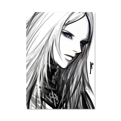 Poster Cheveux d'Ébène