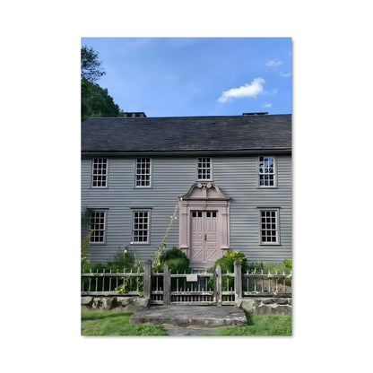 Poster Maison Rose