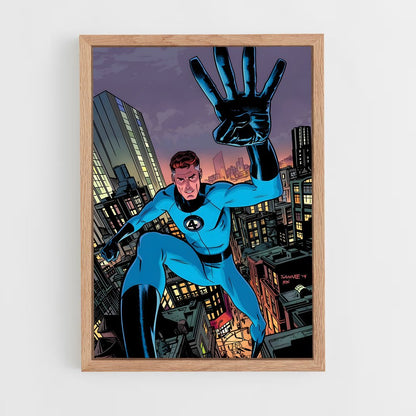 ap-mister fantastic reed richards-1 cadre Bois clair