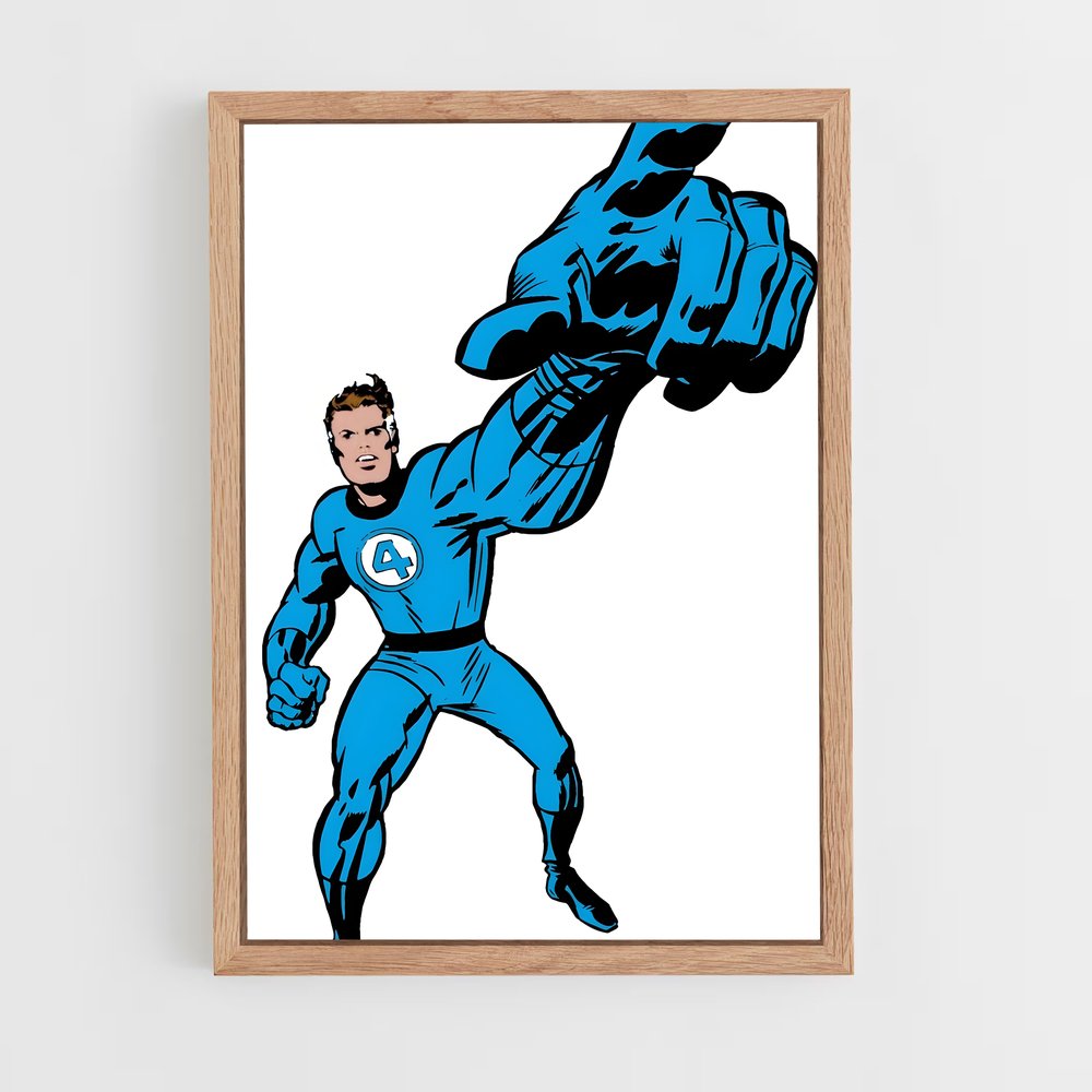 ap-mister fantastic reed richards-10 cadre Bois clair