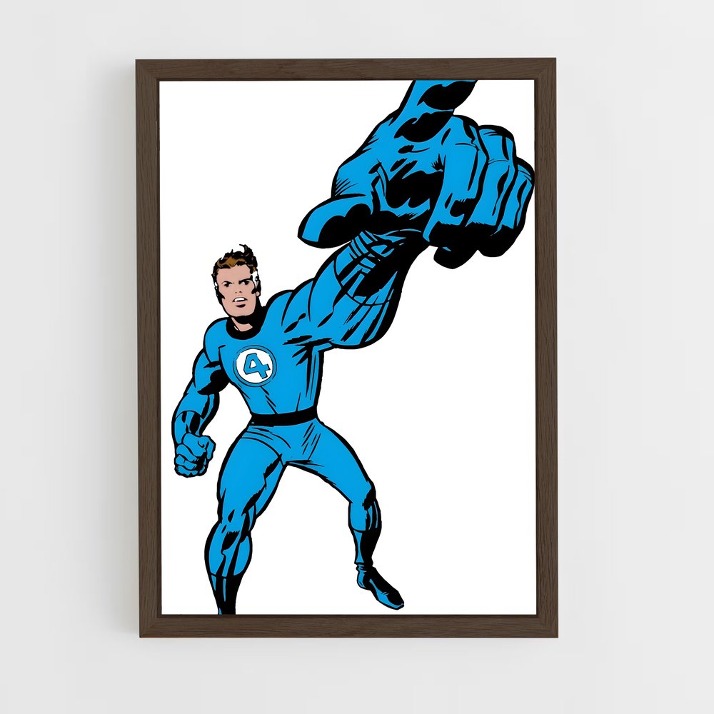 ap-mister fantastic reed richards-10 cadre Bois foncé