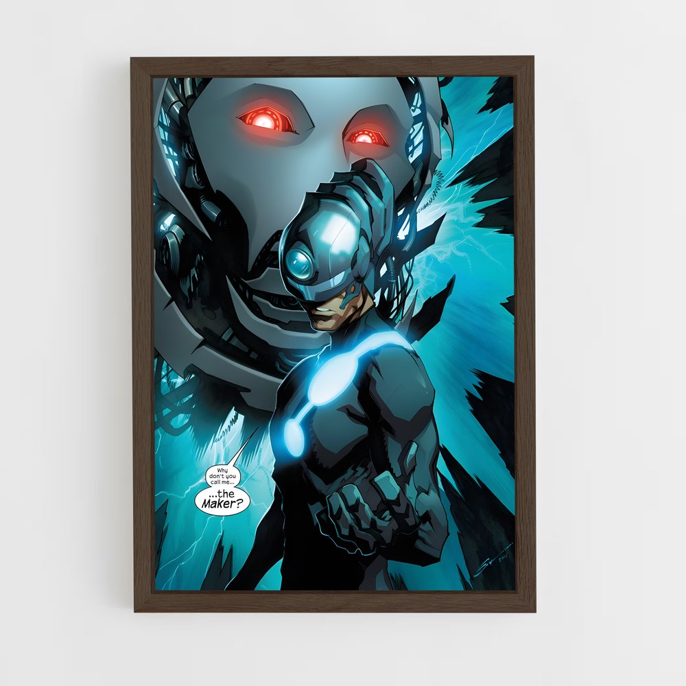 ap-mister fantastic reed richards-3 cadre Bois foncé