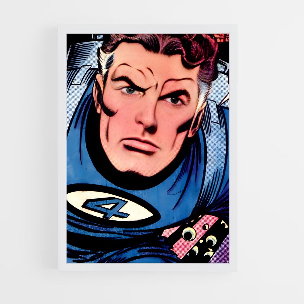 ap-mister fantastic reed richards-4 cadre Blanc