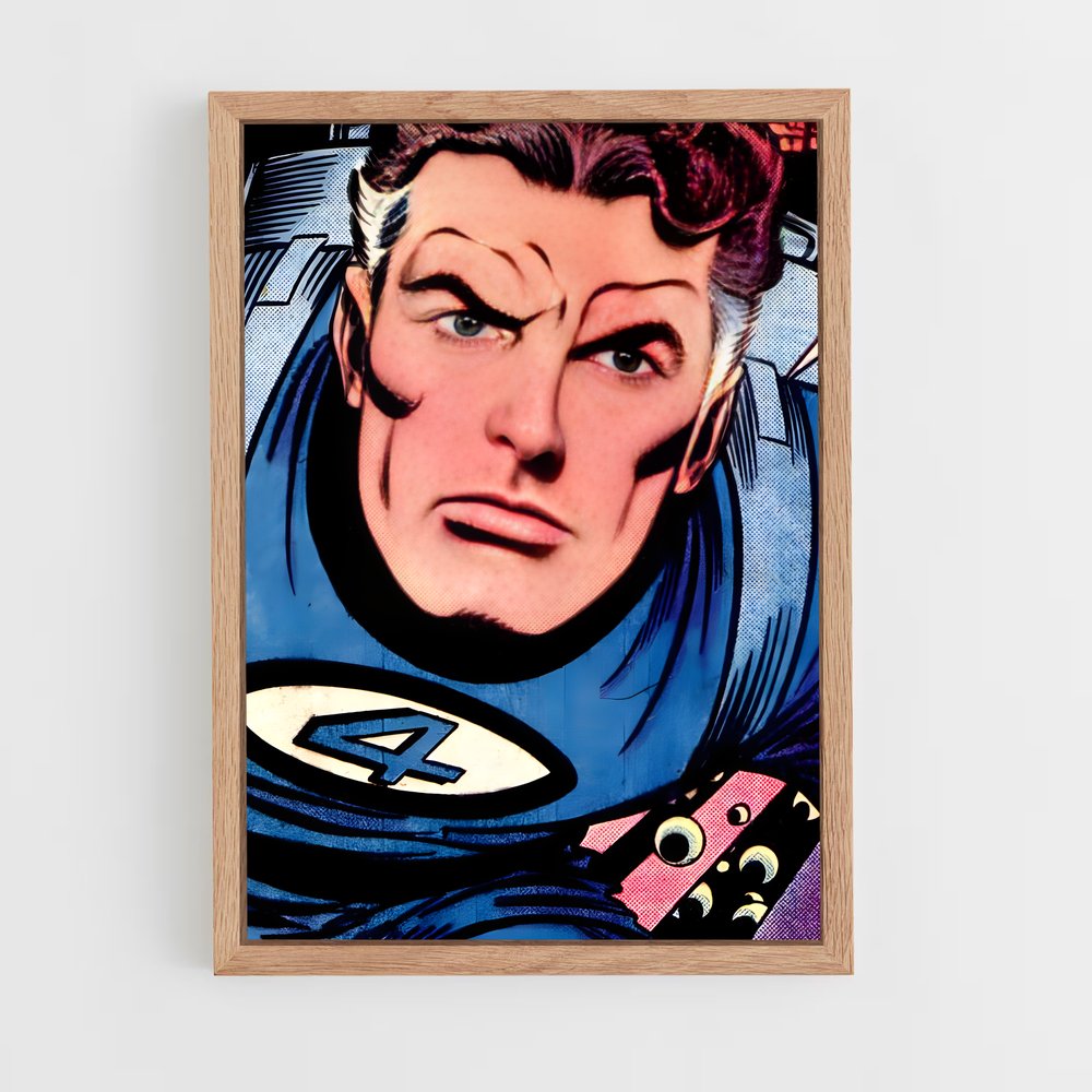 ap-mister fantastic reed richards-4 cadre Bois clair
