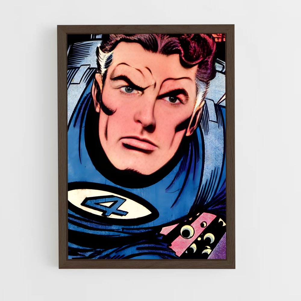 ap-mister fantastic reed richards-4 cadre Bois foncé