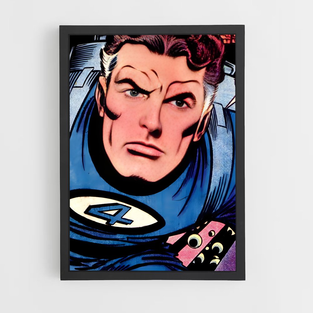 ap-mister fantastic reed richards-4 cadre Noir