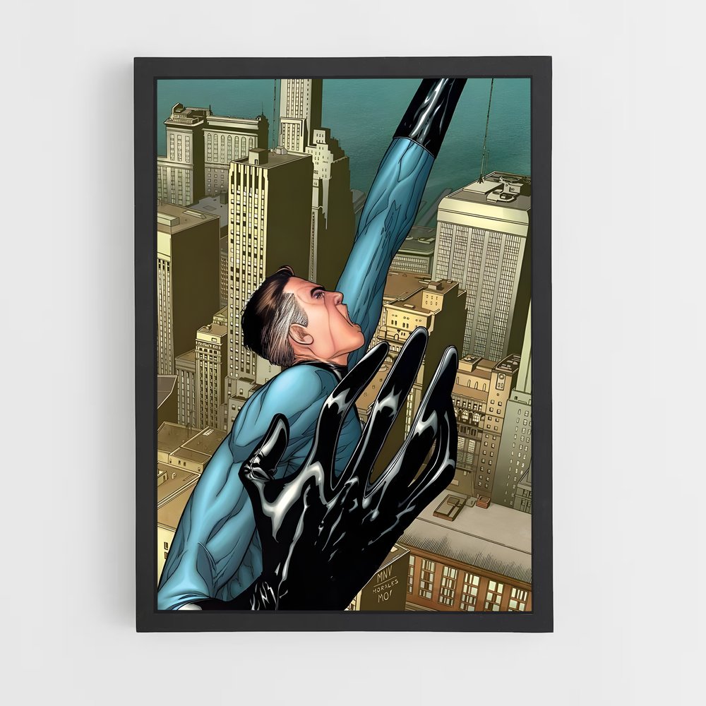 ap-mister fantastic reed richards-5 cadre Noir