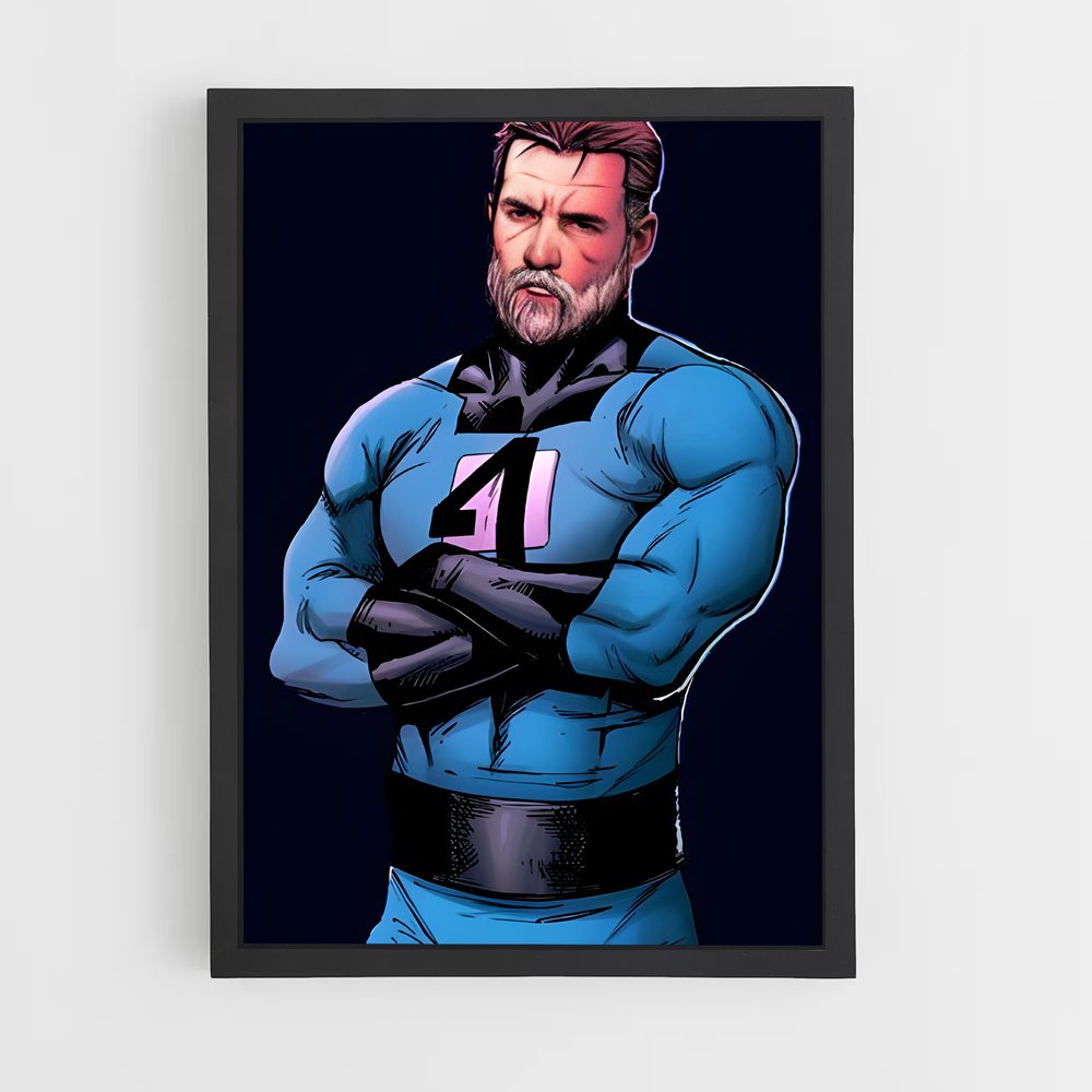 ap-mister fantastic reed richards-6 cadre Noir