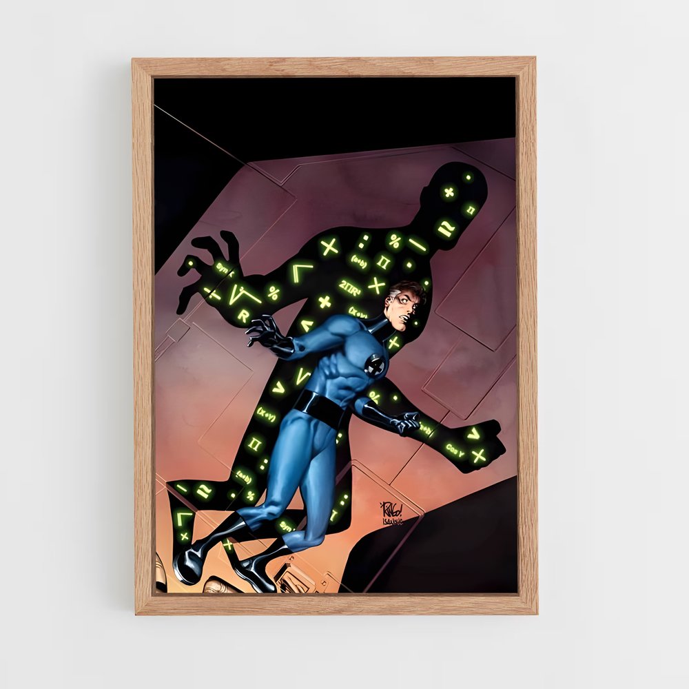 ap-mister fantastic reed richards-7 cadre Bois clair