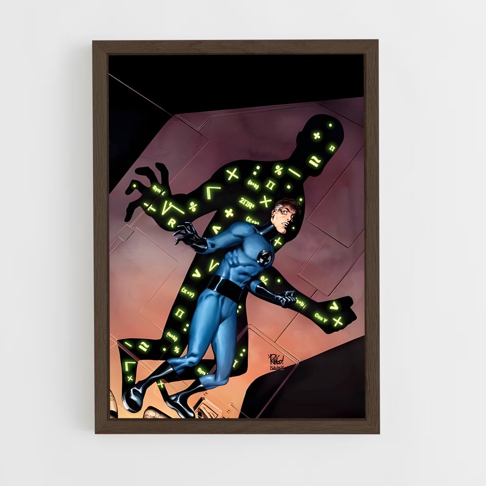 ap-mister fantastic reed richards-7 cadre Bois foncé