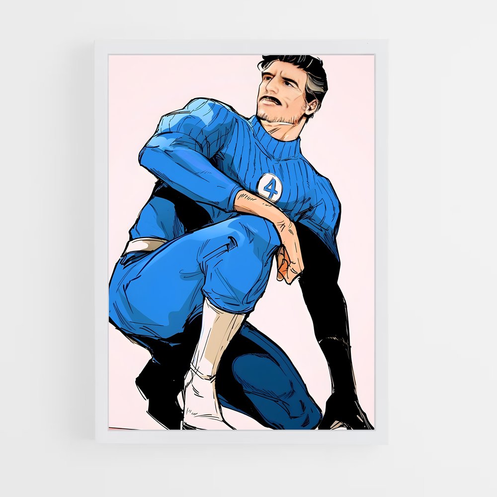 ap-mister fantastic reed richards-8 cadre Blanc