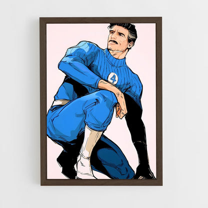 ap-mister fantastic reed richards-8 cadre Bois foncé