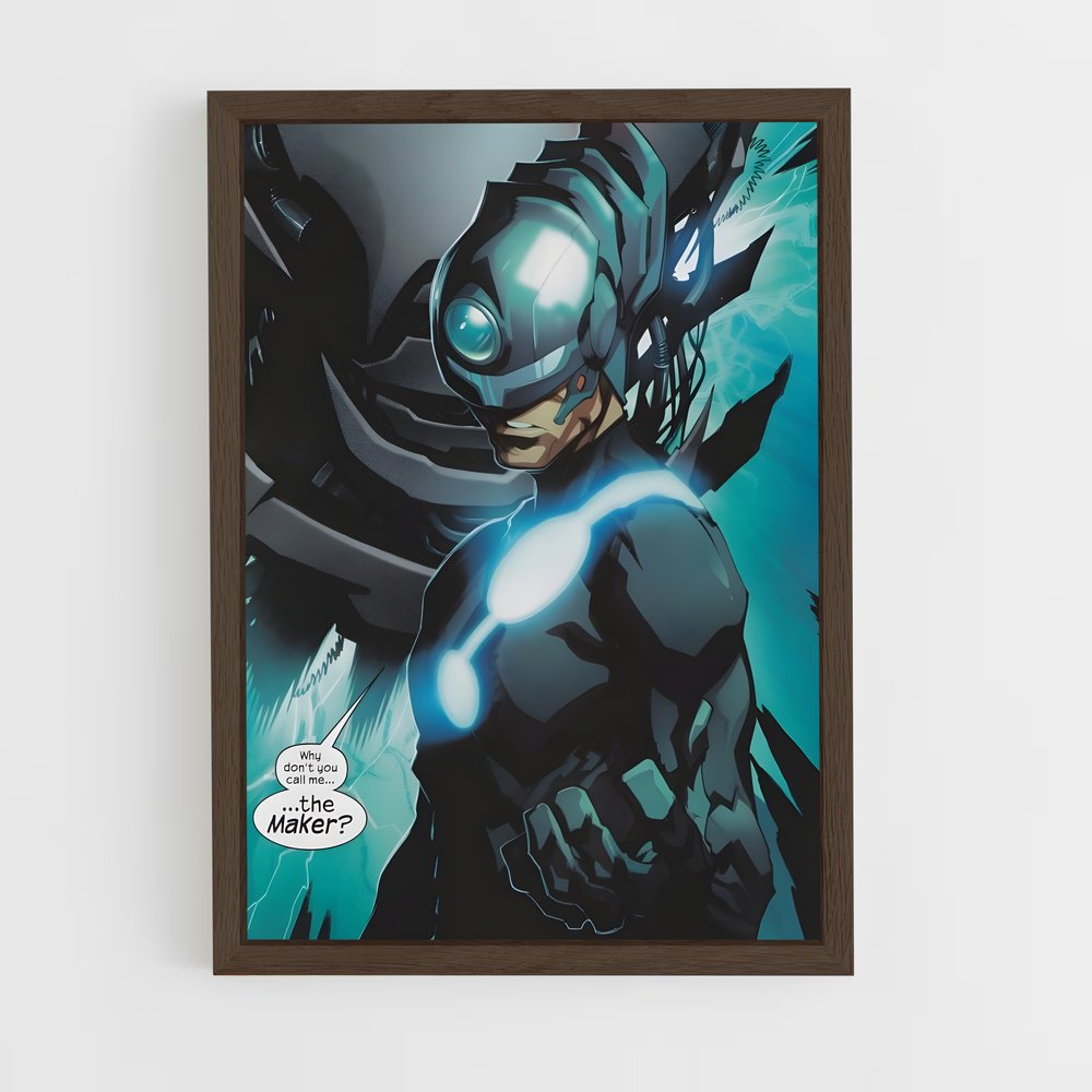 ap-mister fantastic reed richards-9 cadre Bois foncé