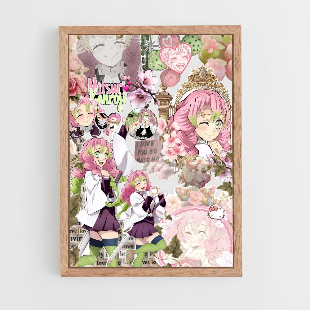 ap-mitsuri kanroji-9 cadre Bois clair