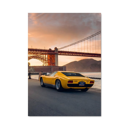 Poster Miura Jaune