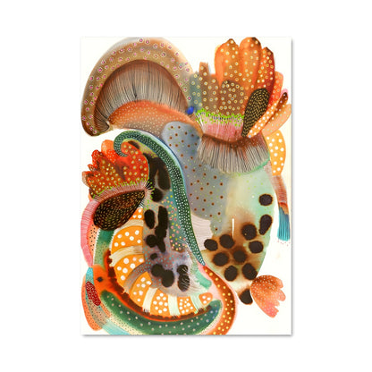 Poster Champignon Psychédélique