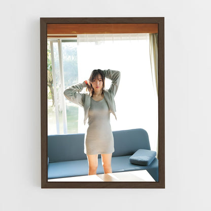 ap-mizuki fukumura-11 cadre Bois foncé