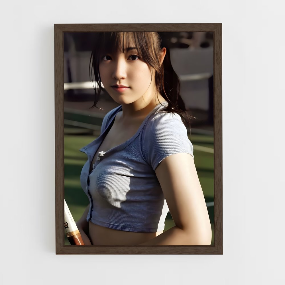 ap-mizuki fukumura-3 cadre Bois foncé