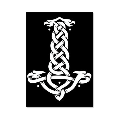 Poster Serpent Blanc