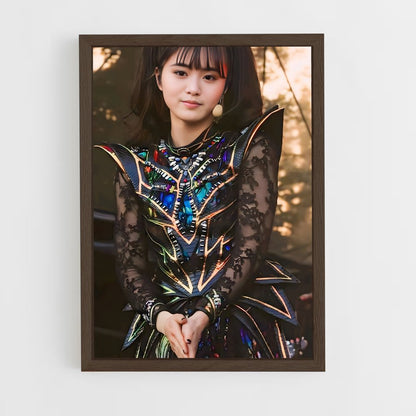 ap-moametal-2 cadre Bois foncé