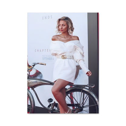 Poster Élégance Cycliste