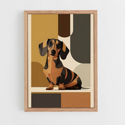 ap-modern art-4 cadre Bois clair