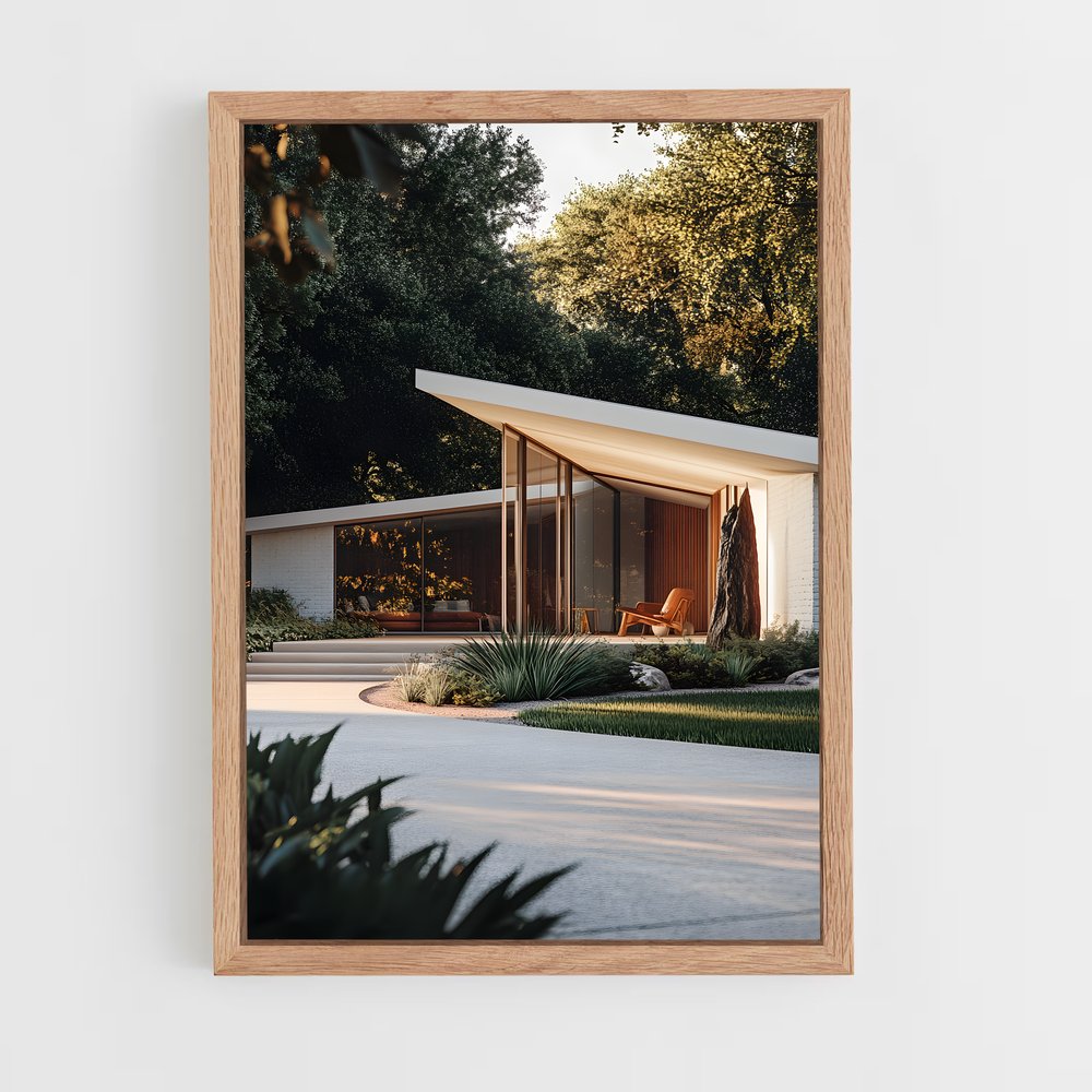 ap-modernist architecture-4 cadre Bois clair