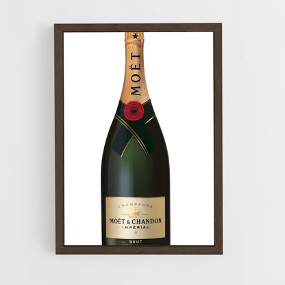 ap-moet chandon-10 cadre Bois foncé