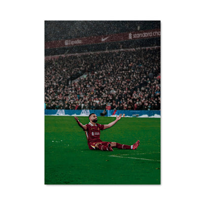 Poster Dribble Sous La Pluie