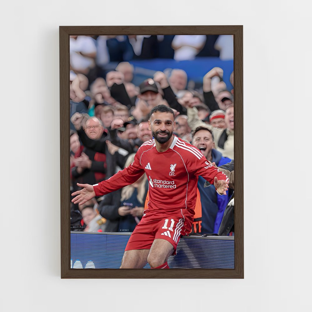 ap-mohamed salah-11 cadre Bois foncé