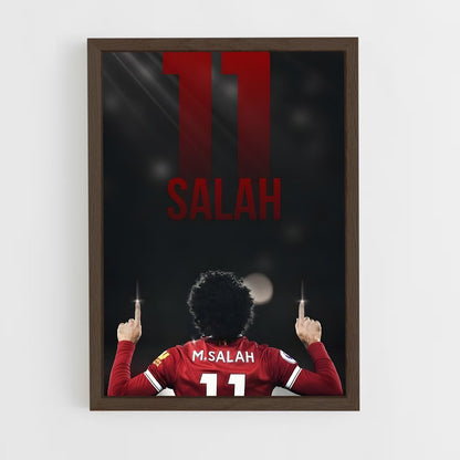 ap-mohamed salah-9 cadre Bois foncé
