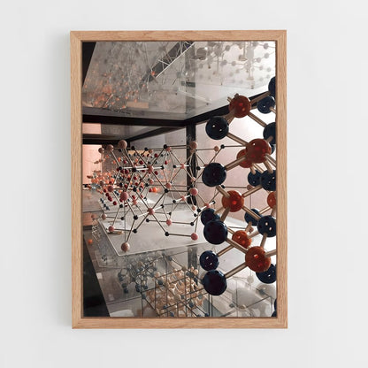 ap-molecular structures-3 cadre Bois clair