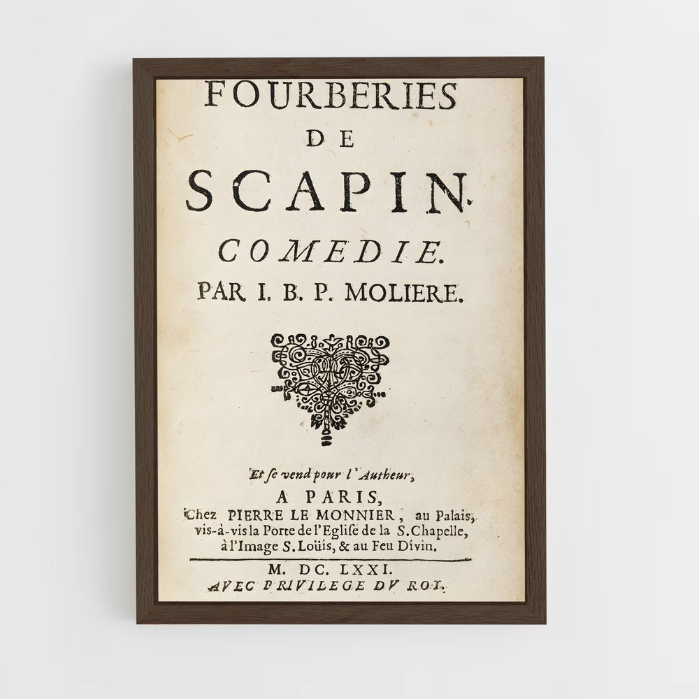 ap-moliere-3 cadre Bois foncé