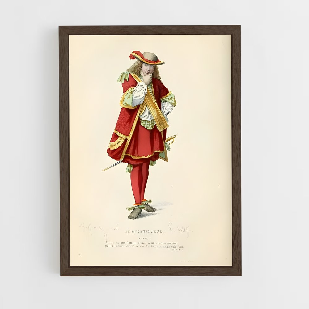 ap-moliere-6 cadre Bois foncé