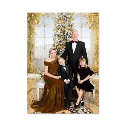 Poster Noël à Monaco
