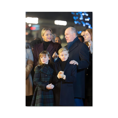 Poster Monaco royal family 3033