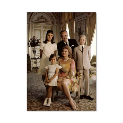 Poster Famille Royale de Monaco