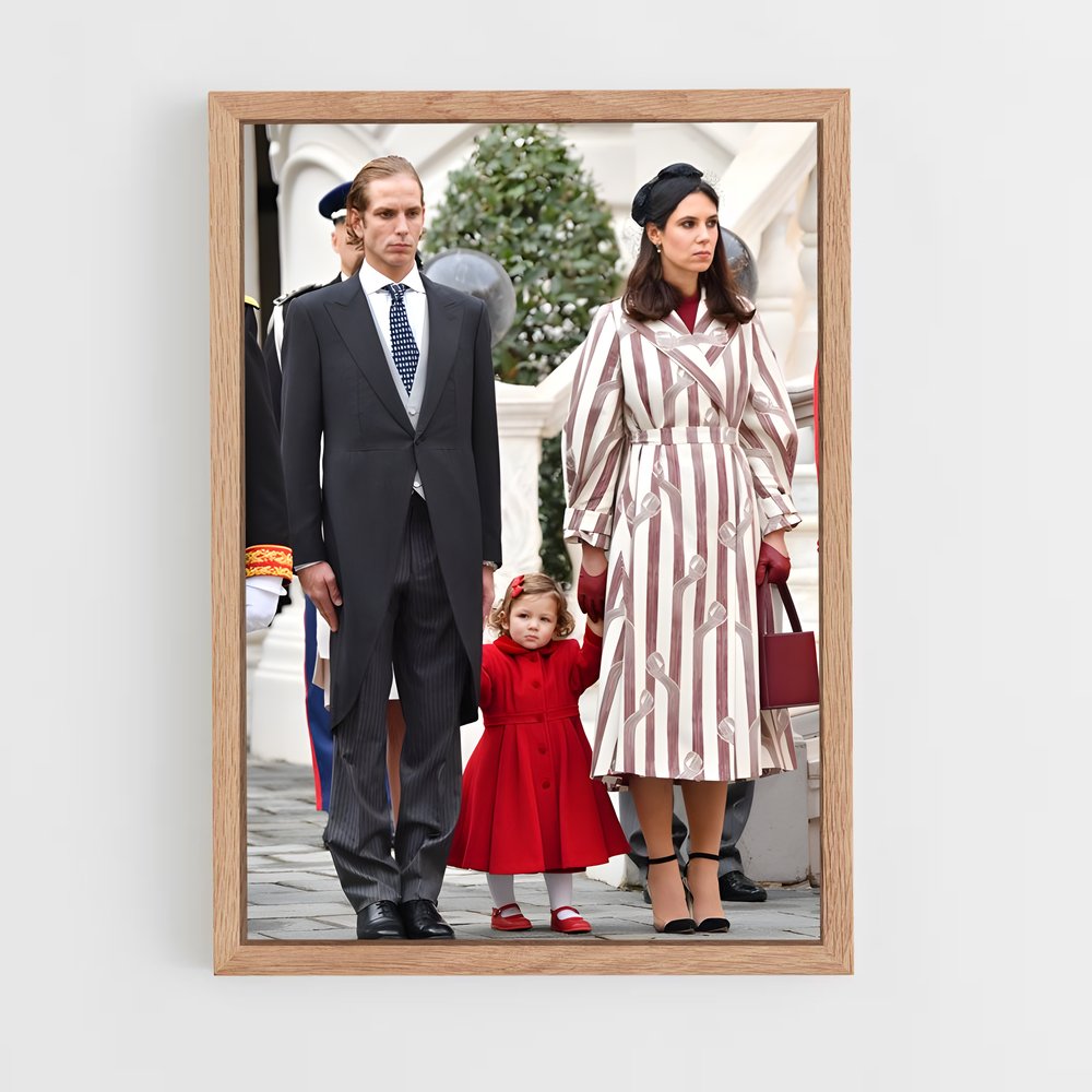 ap-monaco royal family-1 cadre Bois clair
