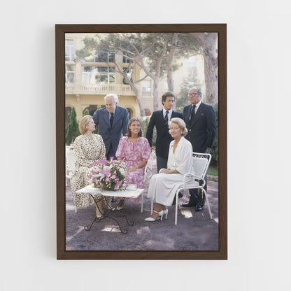 ap-monaco royal family-3 cadre Bois foncé