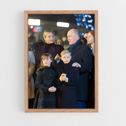 ap-monaco royal family-5 cadre Bois clair