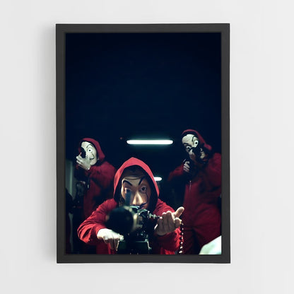 ap-money heist la casa de papel-3 cadre Noir