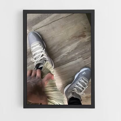 ap-money kicks-5 cadre Noir