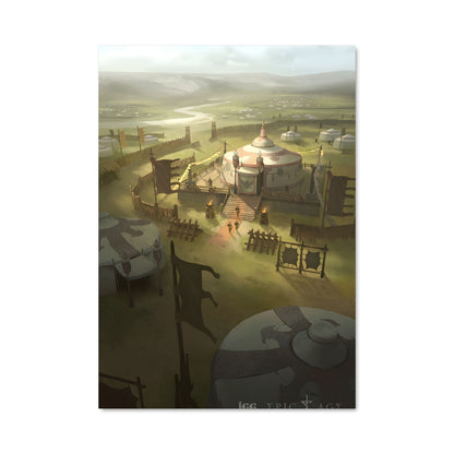 Poster Cité des Mongols