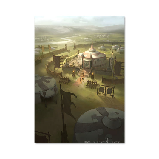 Poster Cité des Mongols