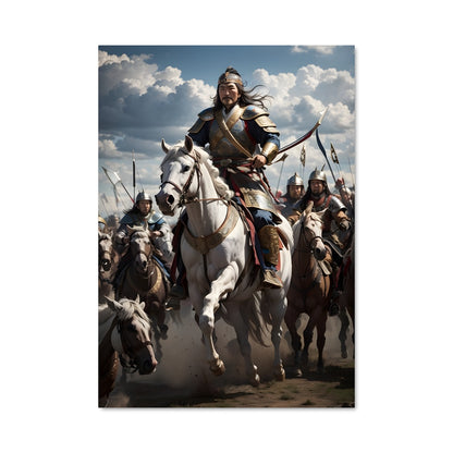 Poster La Cavalière Mongole