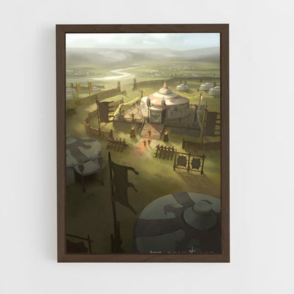 ap-mongol empire-3 cadre Bois foncé